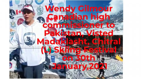 Canadian High commissioner for Pakistan visit to Madaklasht, Chitral (L), for Skiing event 2021 - YouTube