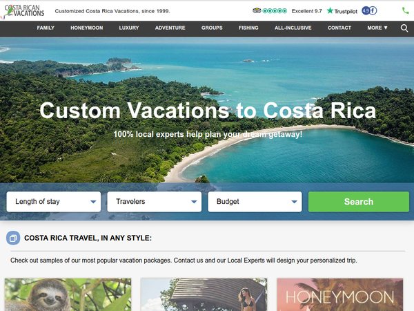 Costa Rican Vacations offer scholarships