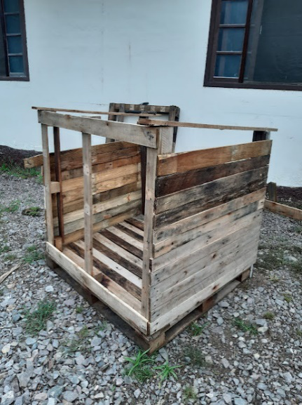 Frame for chicken coup