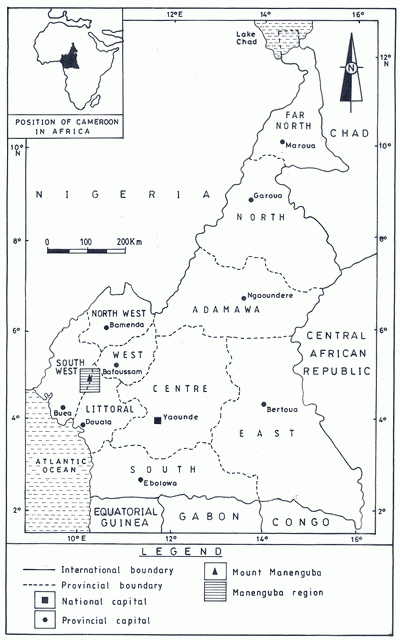 Cameroon Map